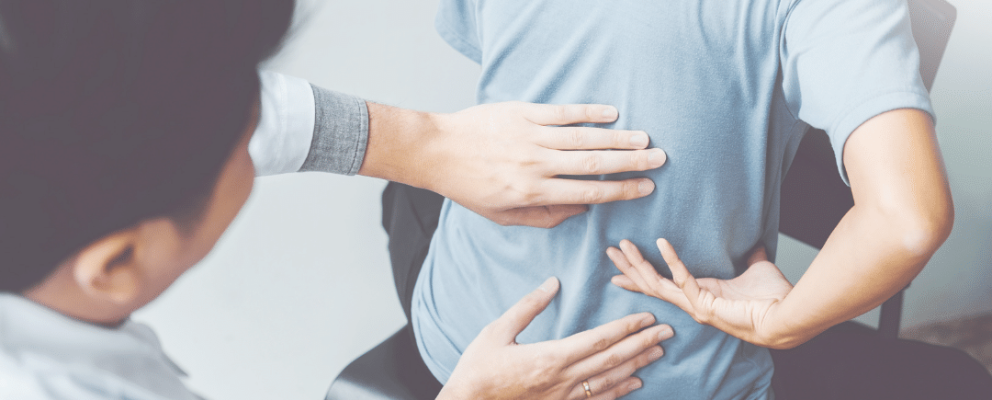 Chiro helping with side backpain
